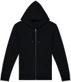 Heren Hooded Sweater Full Zip Native Spirit NS402 Zwart